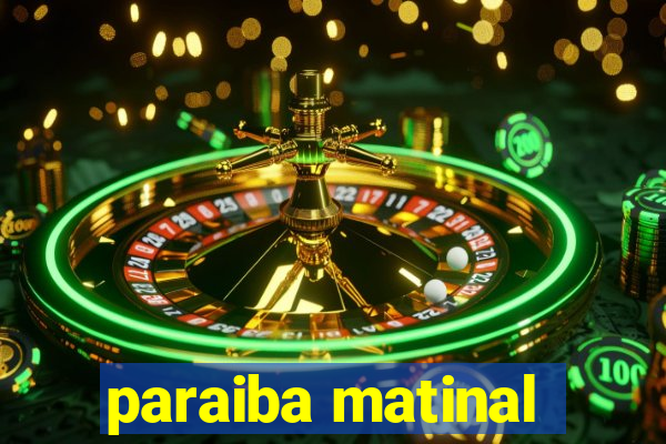 paraiba matinal